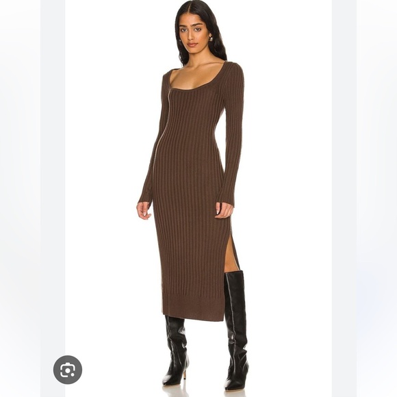 Paige‎ Benita Dress - Brown Taupe - Picture 5 of 5